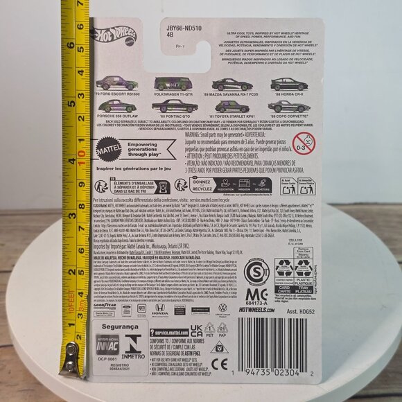 Hot Wheels 81 Toyota Starlet KP61 Ultra Hots Orange - Picture 14 of 16